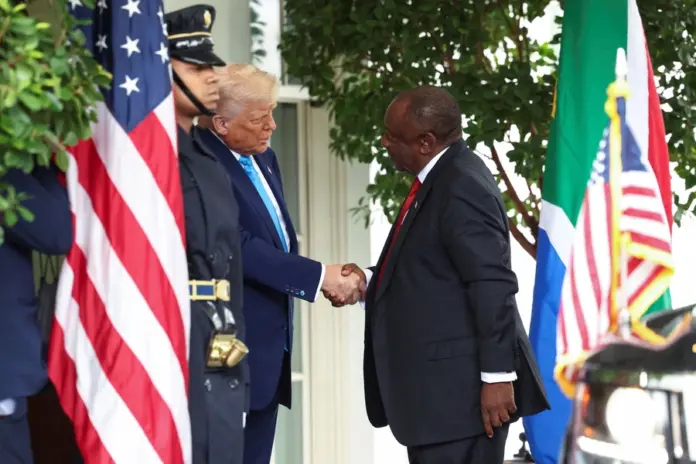 Cyril Ramaphosa à Washington