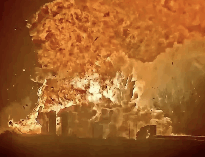 SpaceX Starship Explode