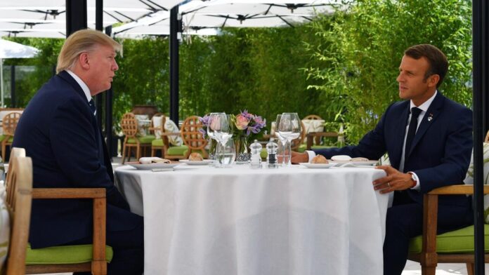 Trump criticizes Macron G7