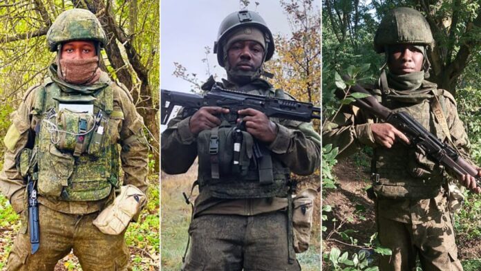 Kenyans cannon fodder Russia